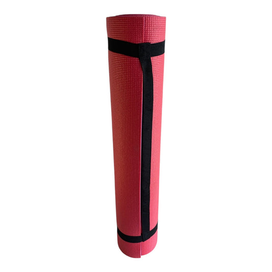 Esterilla de Yoga de PVC - Ligero y Práctico para Iniciarse en la Práctica Rojo Azul Bicolor - Portalyoga