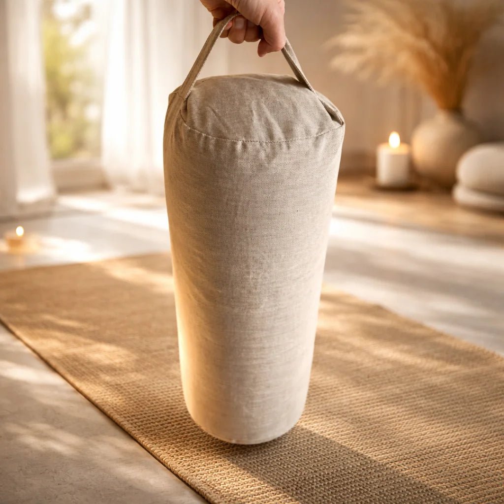 Bolster yoga Meditación - Beige - Portalyoga