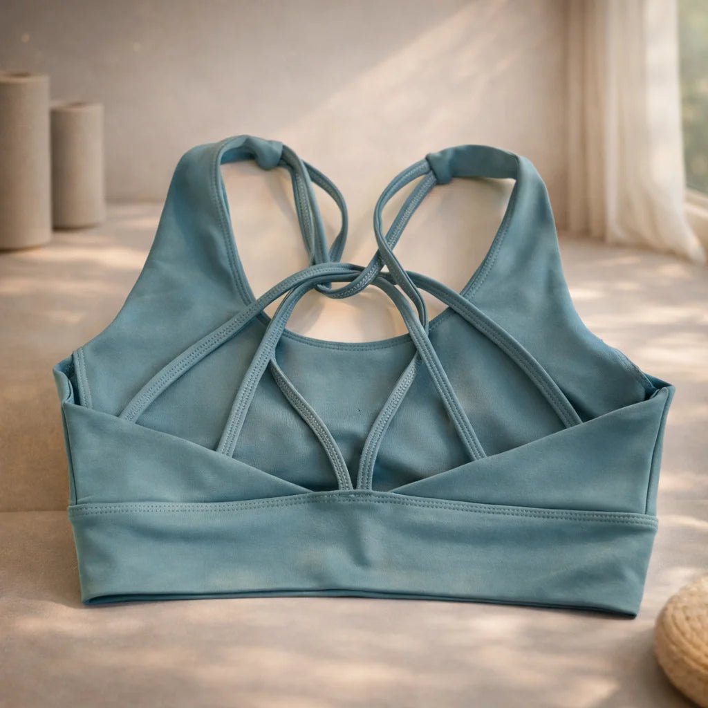 Peto Yoga Tiritas Azul Acero - Portalyoga