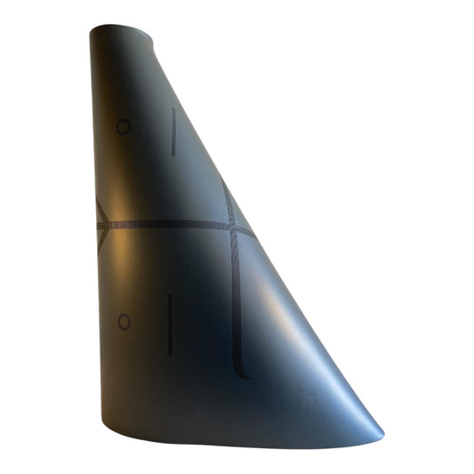 Mat de Yoga Ecológico Gris Extra Largo Antideslizante con Correa y Bolsa de Transporte. - Portalyoga