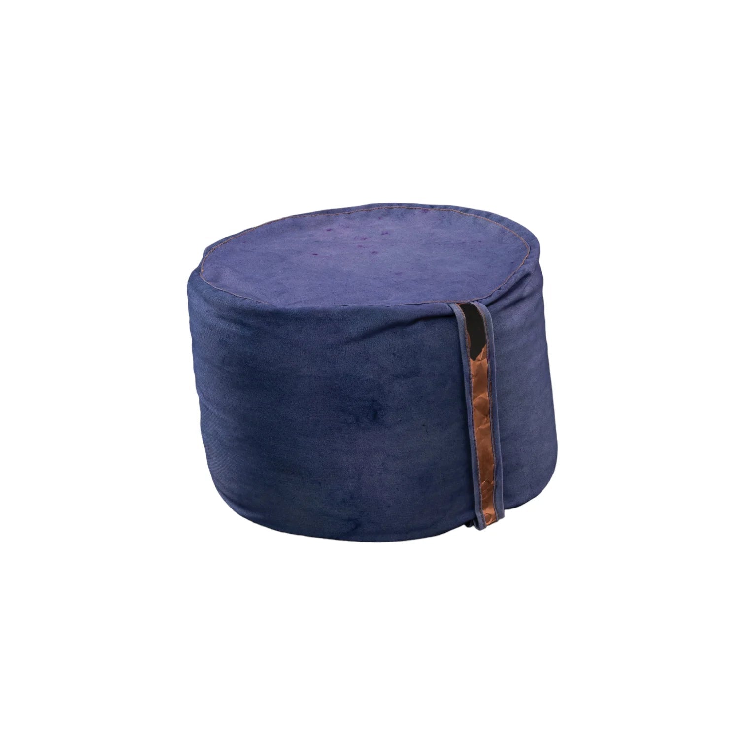 Zafu Alto Ecosostenibles - Azul (Repollo Morado) Ecofriendly - Portalyoga