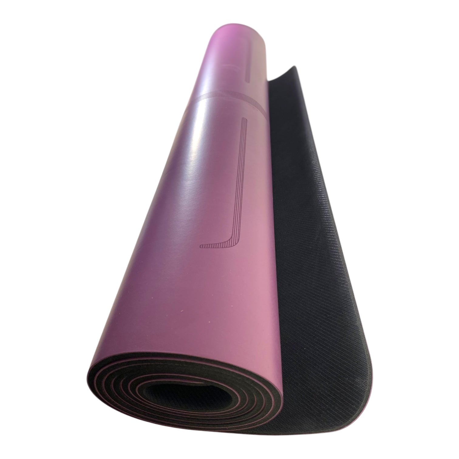 Esterilla de yoga profesional de 183x68 cm en color neutro, diseñada para prácticas intensas como Ashtanga y Power Yoga sin resbalar.