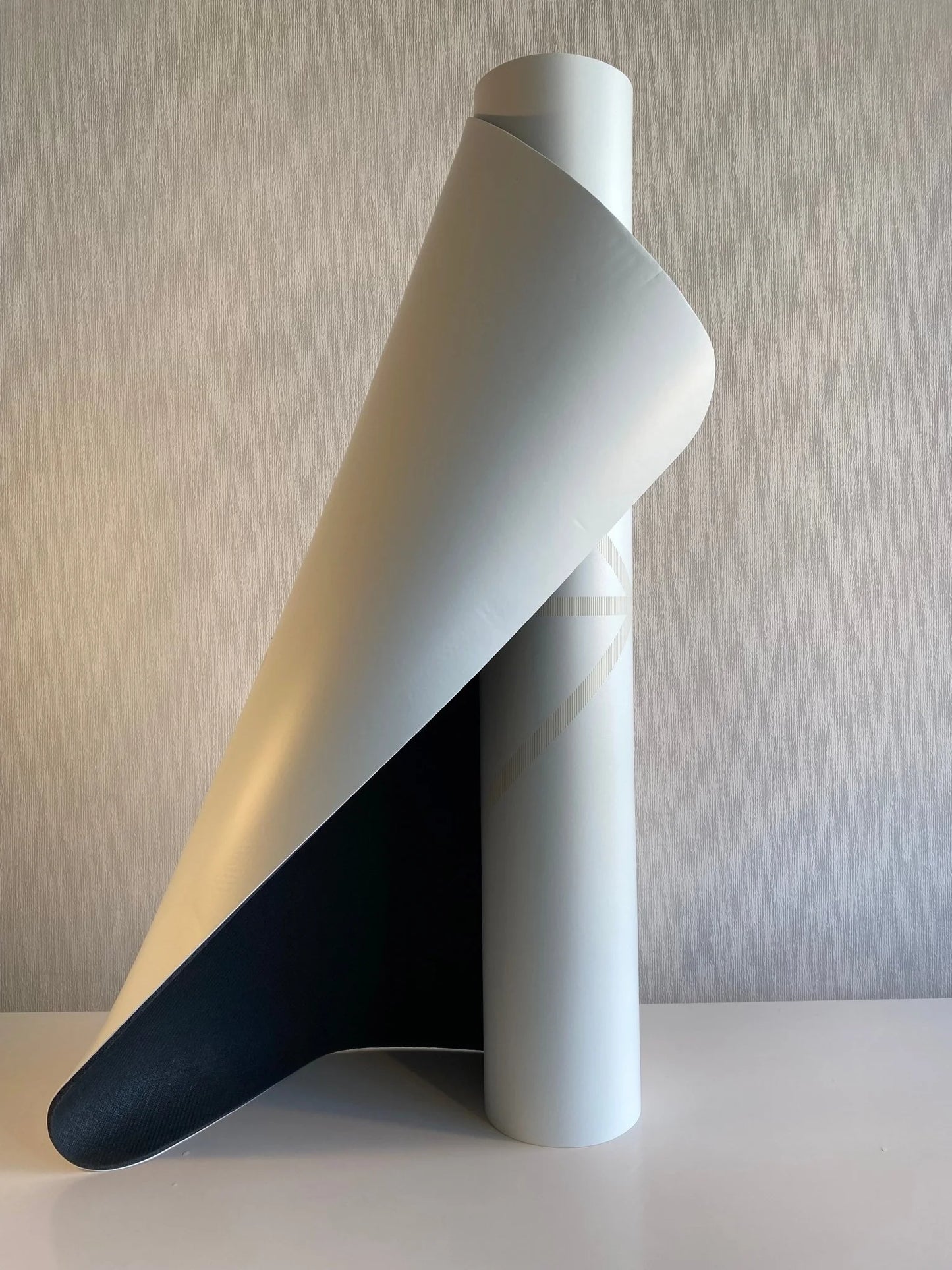 Mat de Yoga Ecológico Crema Extra Largo Antideslizante con Correa y Bolsa de Transporte. - Portalyoga