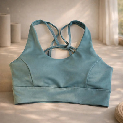 Peto Yoga Tiritas Azul Acero - Portalyoga