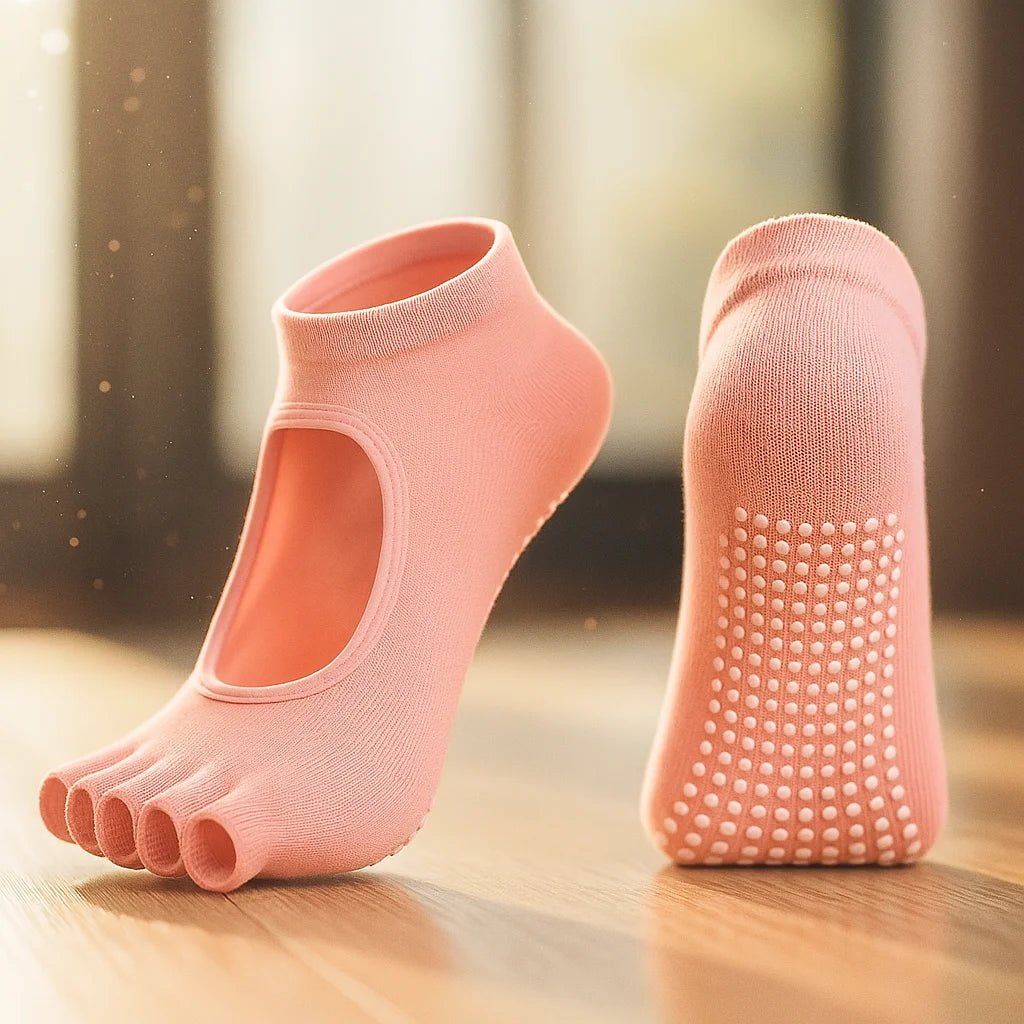 Calcetines Antideslizantes para Yoga y Pilates Mujer - Portalyoga