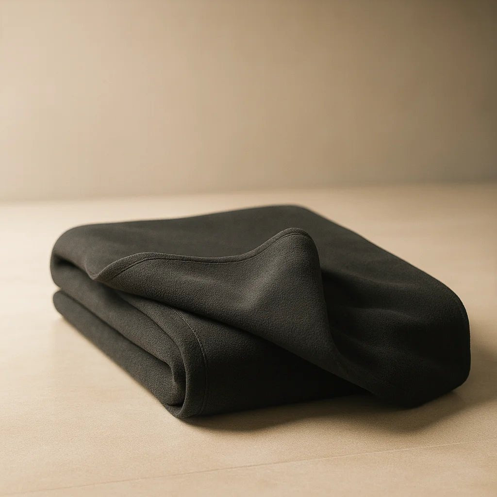 Manta Savasana Premium – Suavidad, Calor Negro y Confort Absoluto - Portalyoga