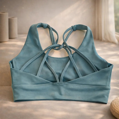 Peto Yoga Tiritas Azul Acero - Portalyoga