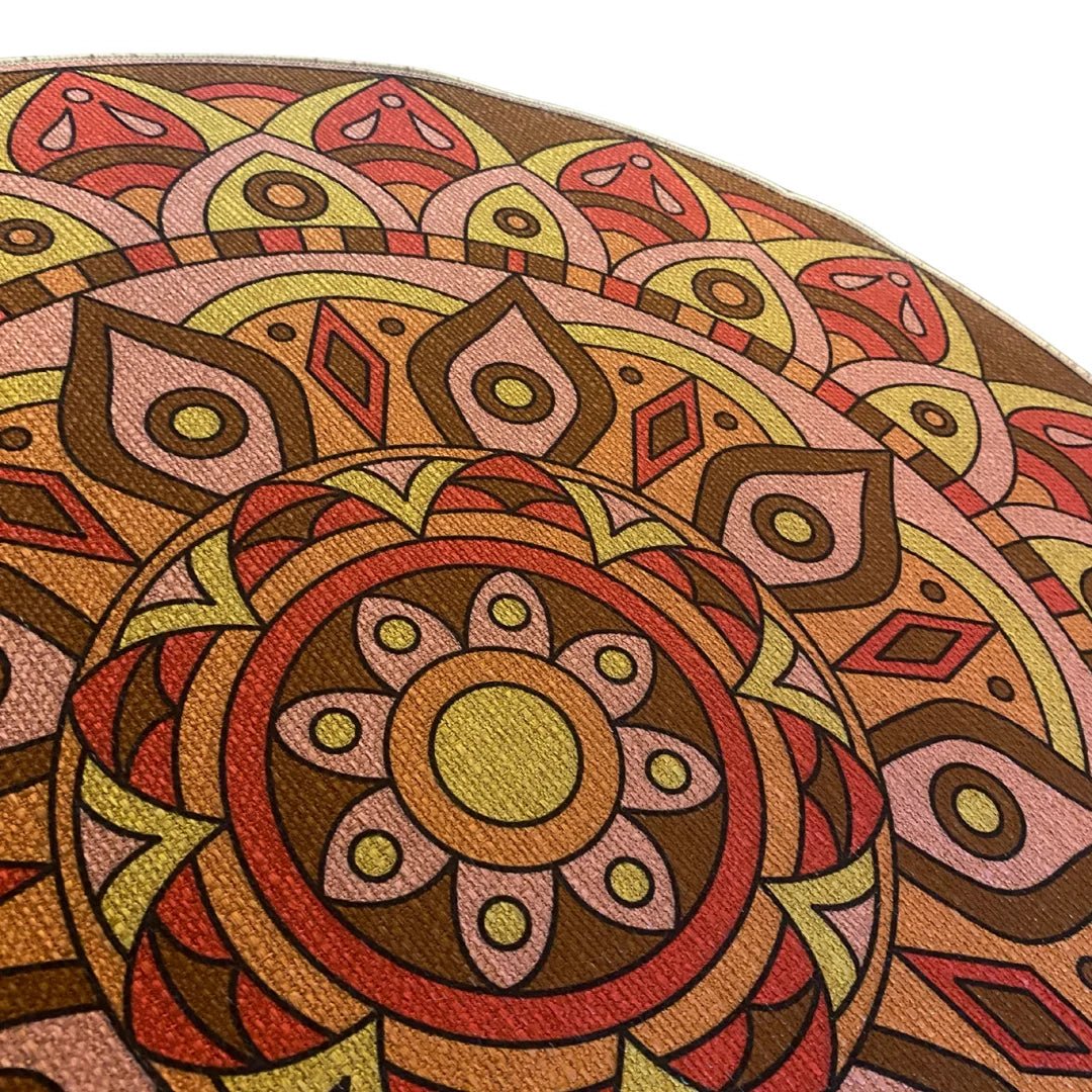 Mat Redondo Meditación Mandala - Portalyoga