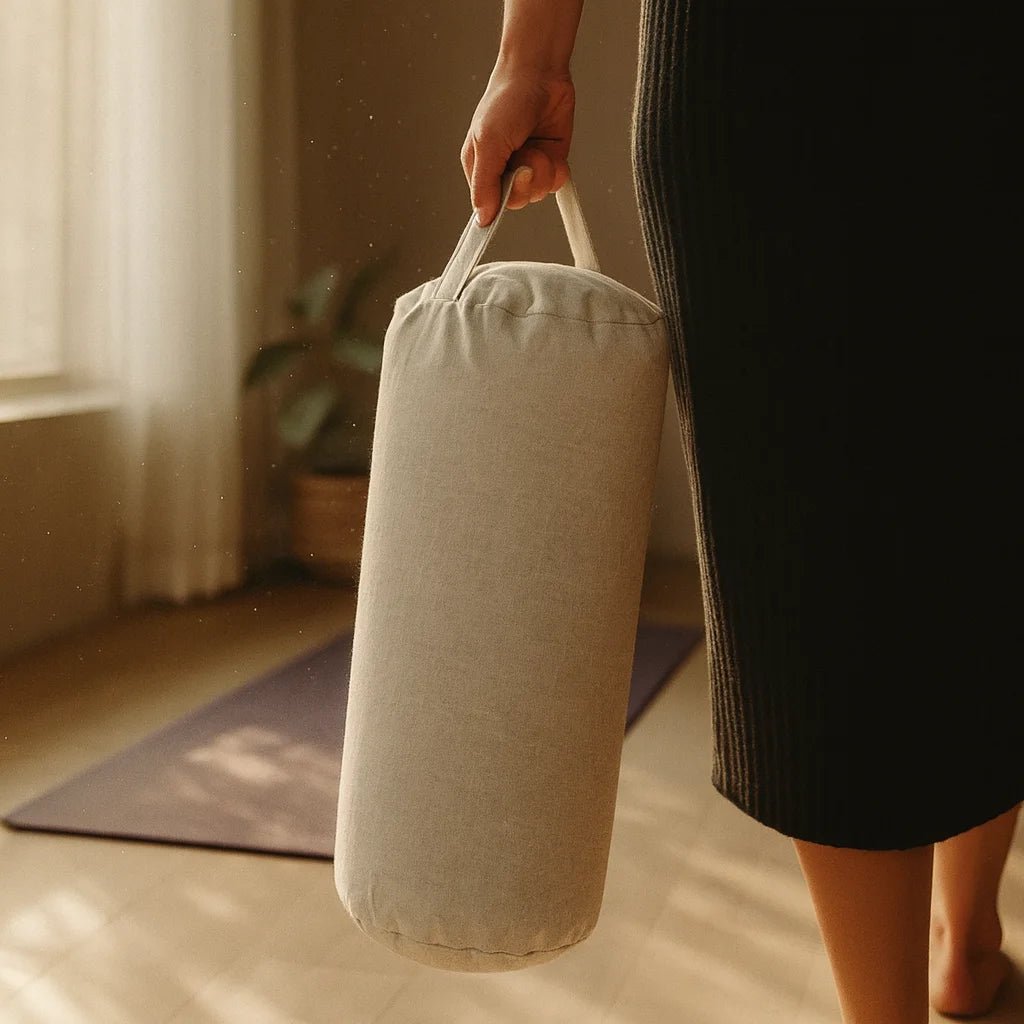 Bolster yoga Meditación - Gris - Portalyoga