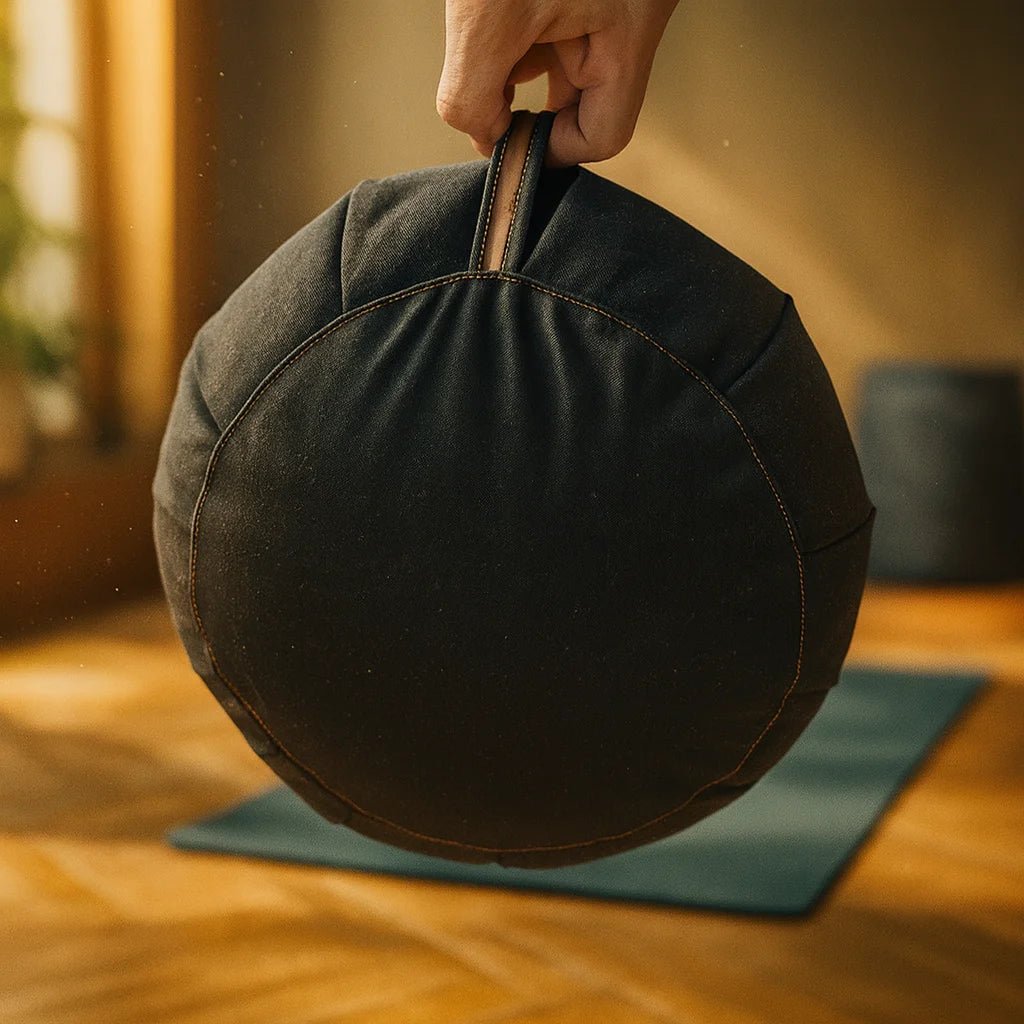 Zafu Clasico Ecosostenibles - Negro Ecofriendly - Portalyoga