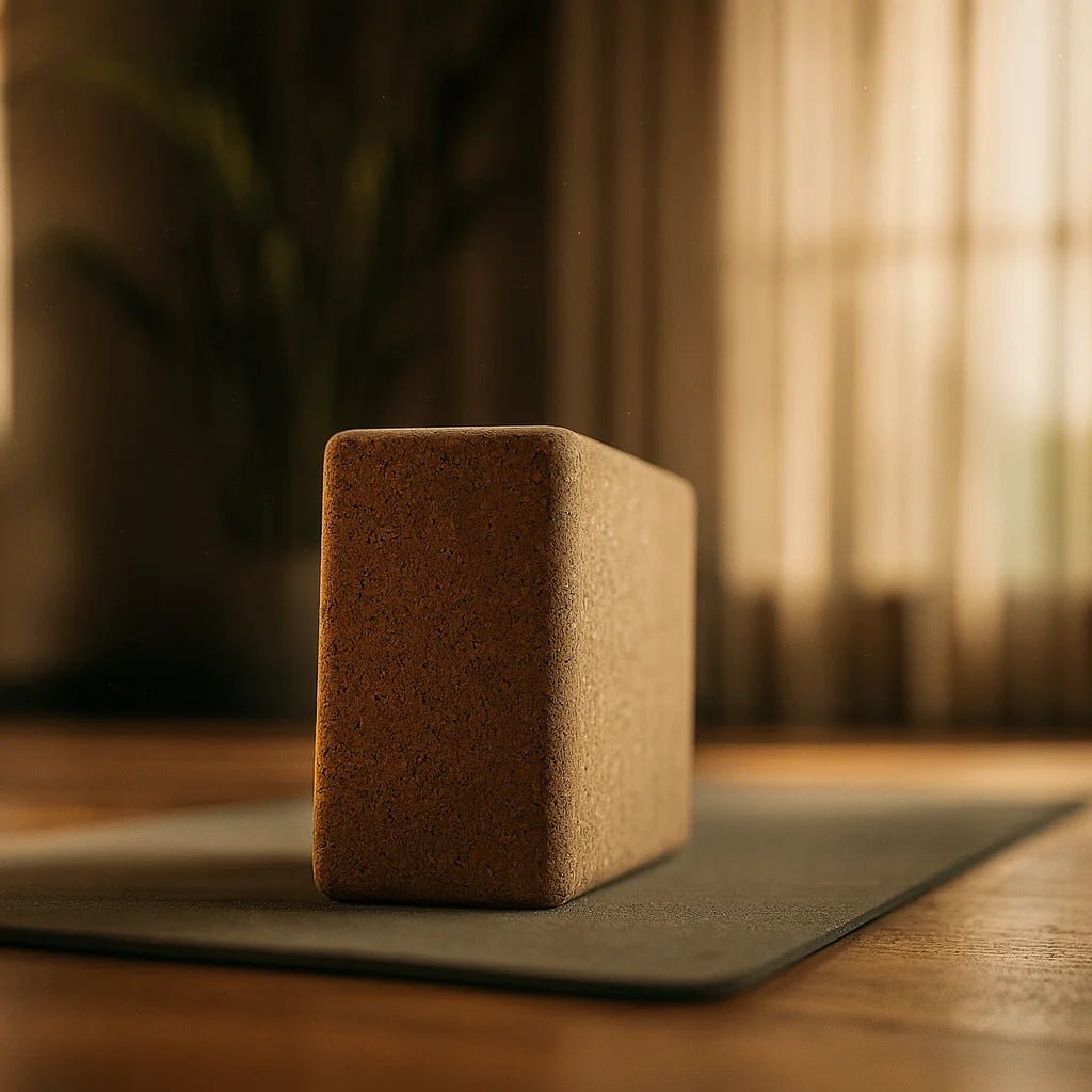 Yoga Block Eco - Friendly de Corcho: Estabilidad y Seguridad - Portalyoga