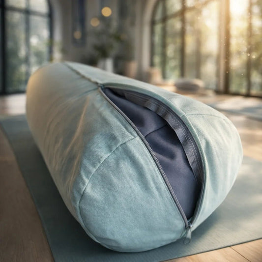 Bolster yoga Meditación - Verde Agua - Portalyoga