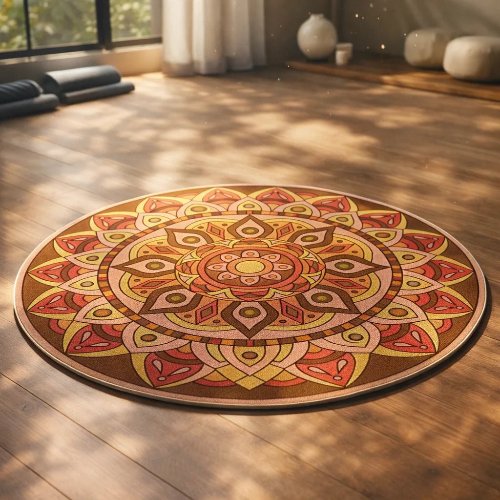 Mat Redondo Meditación Mandala - Portalyoga