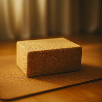 Yoga Block Eco - Friendly de Corcho: Estabilidad y Seguridad - Portalyoga